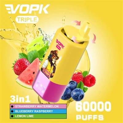 Vopk Triple 60000 Puffs Best Three Flavour Vape Experience