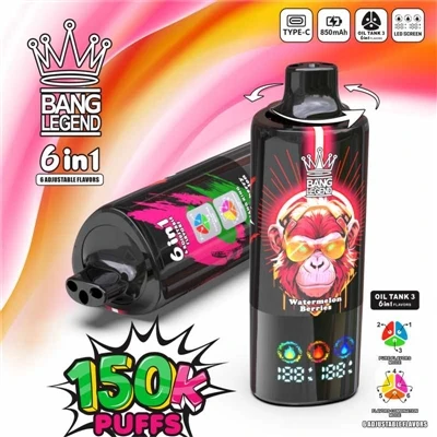BANG LEGEND 150K Rokok E- Sekali Pakai: Pengalaman Inovatif Unggulan Dengan T...