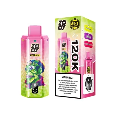 ZOOY 120K 6 IN 1 — Rokok elektrik-berkapasitas tinggi untuk pengalaman mulut-...