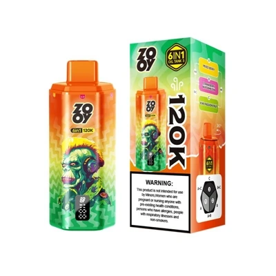 ZOOY 120K 6IN1: Rokok E- Sekali Pakai Multi Rasa Premium Untuk Penggunaan Ber...