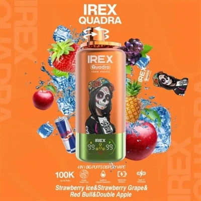 IREX 100K 4-dalam-1 Rokok Elektrik Sekali Pakai – Unggulan Multifungsi, Membe...