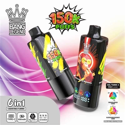 BANG LEGEND 150K PUFFS VAPE — Tolok Ukur Baru Untuk Rokok Elektrik Sekali Pak...
