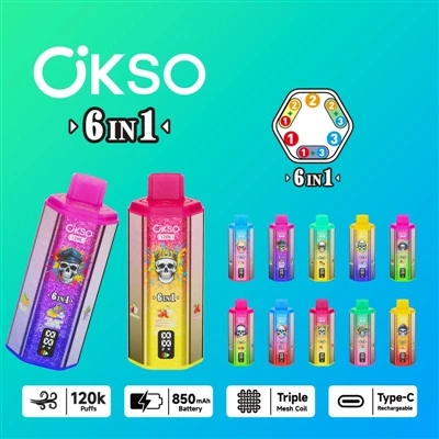 OKSO 120000 6in1: Analisis Komprehensif Tentang Rokok E-Enam-dalam-yang Kelas...