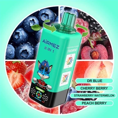 Airmez 8IN1 160K: Pilihan Praktis Untuk Rokok Elektronik Sekali Pakai Volume ...