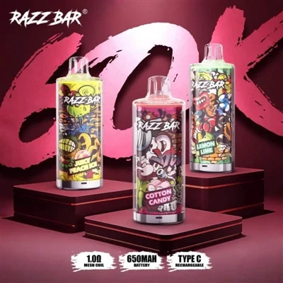 Razz Bar 60000: Mengantar Era Baru Rokok-Sekali Pakai Berkapasitas Tinggi.-
