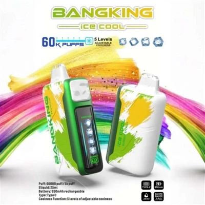 BANGKING ICE King COOL 60K: Tolok Ukur Baru Untuk Rokok E-Sekali Pakai.
