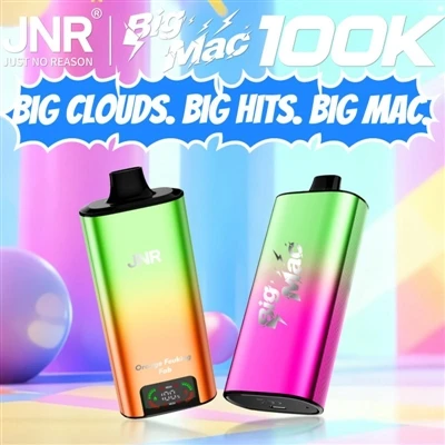 JNR Big Mac 100K – Mendefinisikan Ulang Standar Daya Tahan Untuk Rokok-Puff S...
