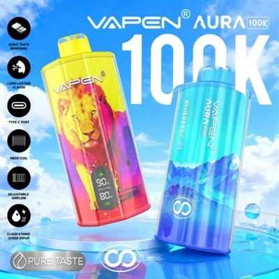 VAPEN AURA 100000: Saat Rokok-Elektrik Sekali Pakai Memasuki Era Perangkat ya...