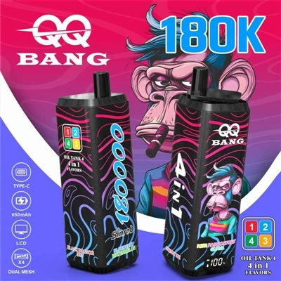 QQ BANG 180K – Penentu Tren Baru dalam Rokok Elektronik Sekali Pakai Multi-Rasa