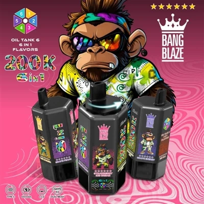 BANG BLAZE 200K 6in1: Satu Tongkat di Tangan, Enam Rasa Untuk Dipilih, Asap H...