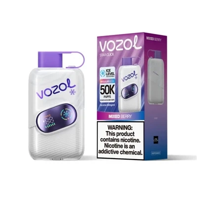 VOZOL STAR CLICK 50000: Tolok Ukur Baru Untuk Rokok E-Sekali Pakai