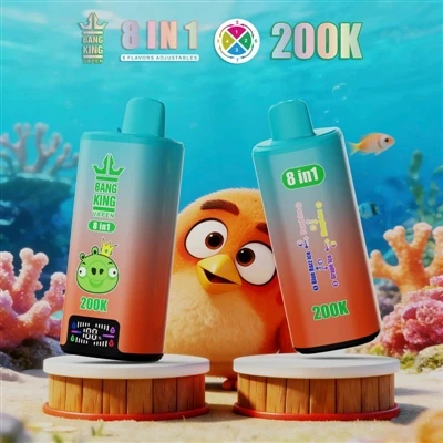 BANG KING VAPEN 200K 8IN1: Pengalaman Rokok E-Terbaik Dengan Berbagai Rasa da...