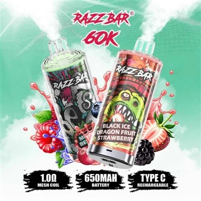 Razz Bar 65000+ Puffs: Rokok elektrik yang Membawa 'Pengalaman Orang Malas' S...