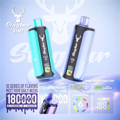 Stag Bar 6in1 180K Puffs: Satu Perangkat Melakukan Enam Pekerjaan, Ini Benar-...