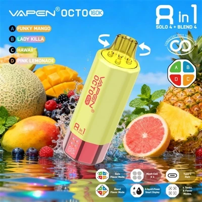 Vapen Octo 160K Puffs 8-in-1: Ketika Berbagai Rasa Bukan Lagi Gimmick, Tapi P...