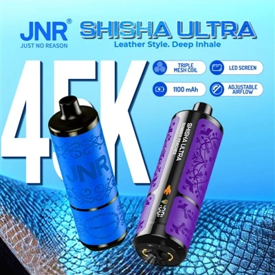 JNR SHISHA ULTRA 45000:-Vape Sekali Pakai Kelas Atas Memasuki 'Era Tekstur Pr...