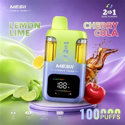 MESII VISIBLE TWINS 100K Puffs: Saat-rokok Elektrik Mulai 'Tetap Bersama Anda...