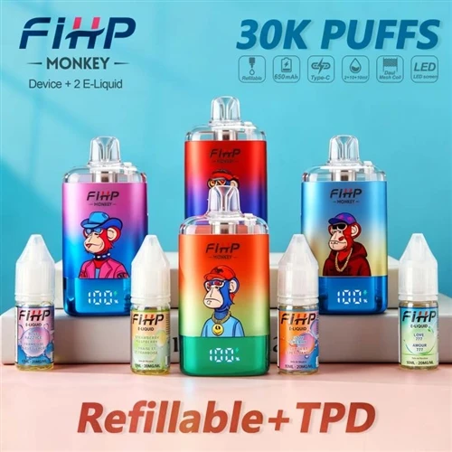 FIHP MONKEY 30K Refillable Vape: Pilihan Baru yang Menyeimbangkan Masa Pakai ...