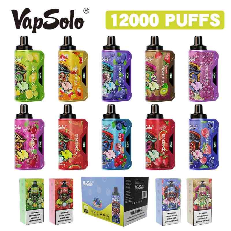 Wholesale-Vapsolo-Viking-12000-Puff-Germany-Warehouse-20mg-Nicotine-Dispossable-Electeonic-Cicare-EUVapSolo VIKING 12000 Wholesale-Vapsolo-Viking-12000-Puff-Germany-Warehouse-20mg-Nicotine-Dispossable-Electeonic-Cicare-EUVapSolo VIKING 12000