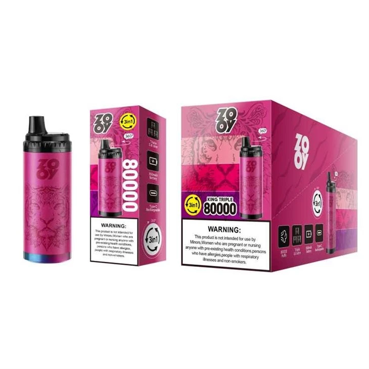 ZOOY KING 3 in 1 80K PUFFS high quality